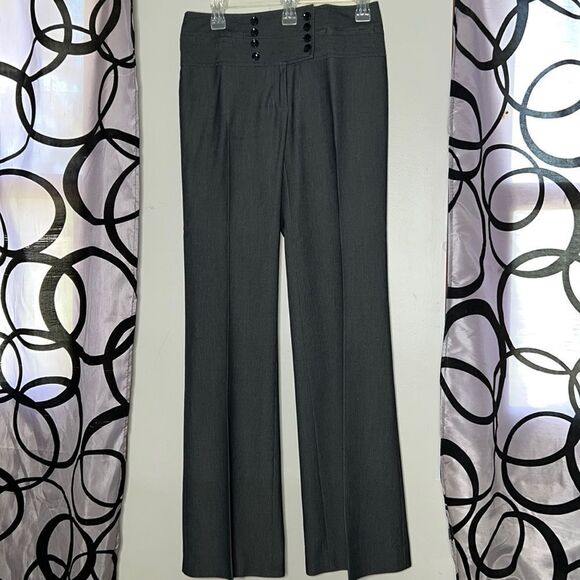 Kenneth Cole reaction size 2 gray pinstripe dress slacks - Picture 1 of 8